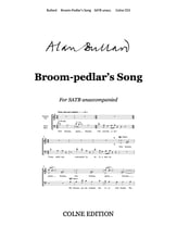 Broom-Pedlar's Song SATB choral sheet music cover